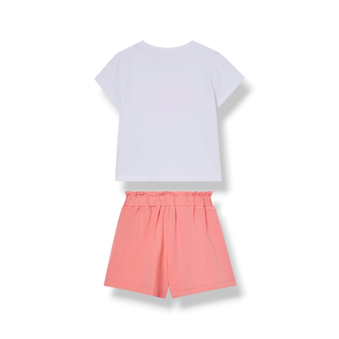 Coordinato in cotone con strass Liu Jo Kids