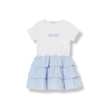 Abito Liu Jo Kids in cotone con logo