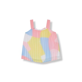 Top in crepe plissettato con fiocco Liu Jo Kids