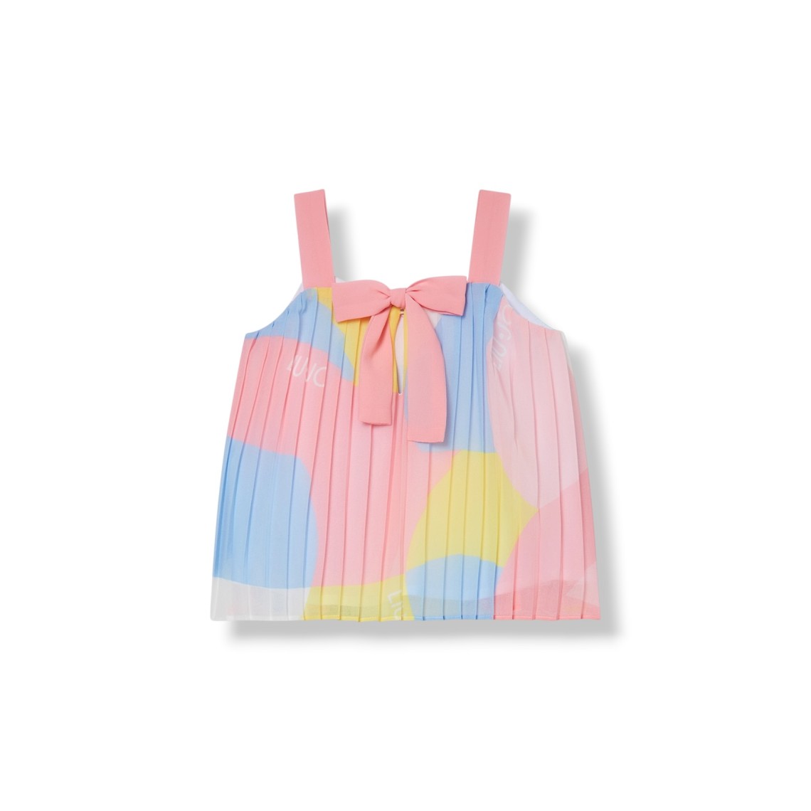 Top in crepe plissettato con fiocco Liu Jo Kids
