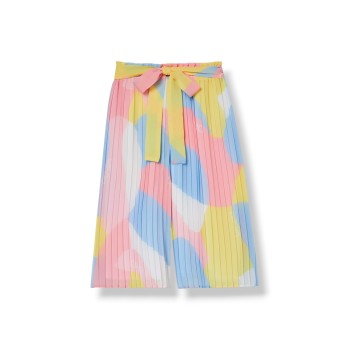 Pantaloni plissé con cintura Liu Jo Kids