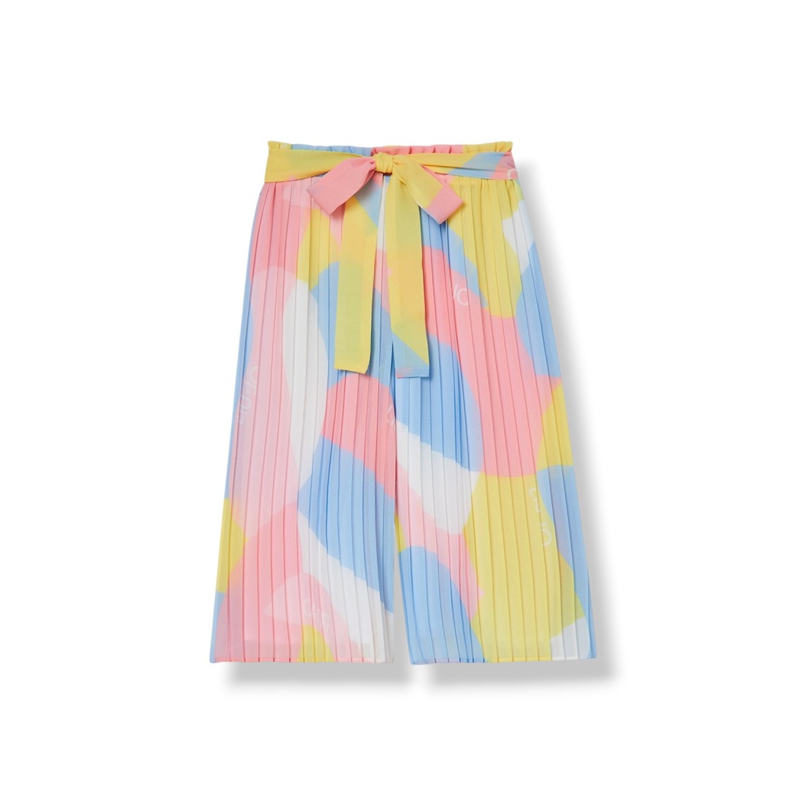 Pantaloni plissé con cintura Liu Jo Kids