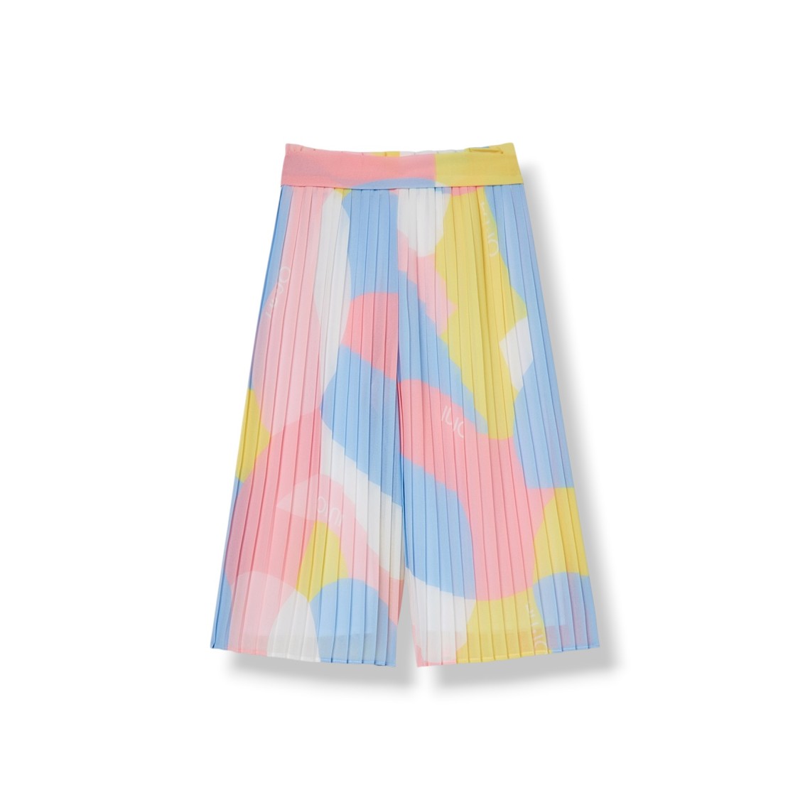 Pantaloni plissé con cintura Liu Jo Kids