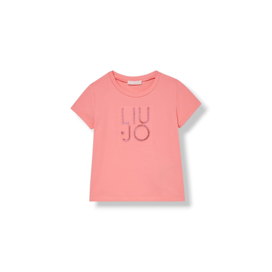 T-shirt con logo e strass Liu Jo Kids