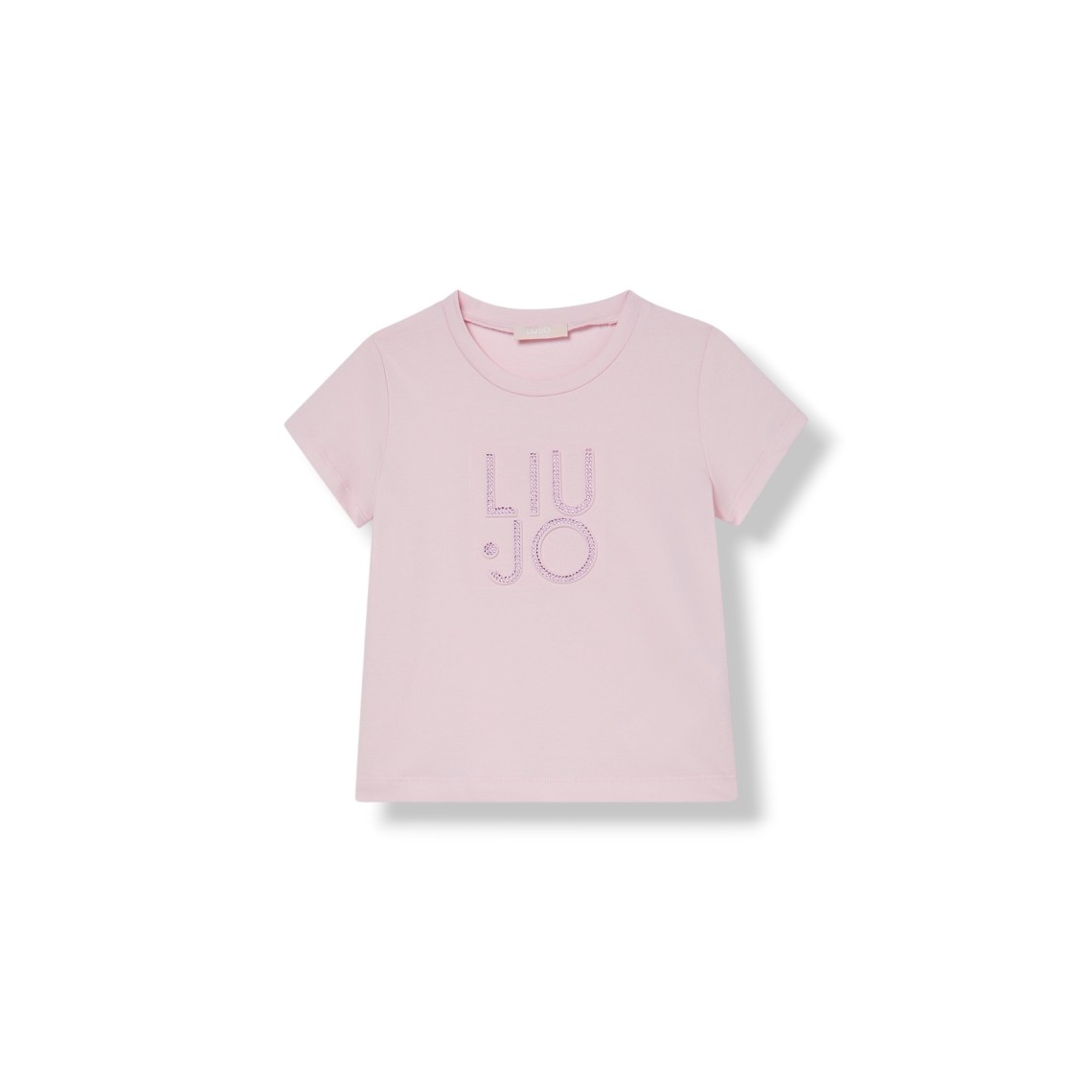 T-shirt con logo e strass Liu Jo Kids