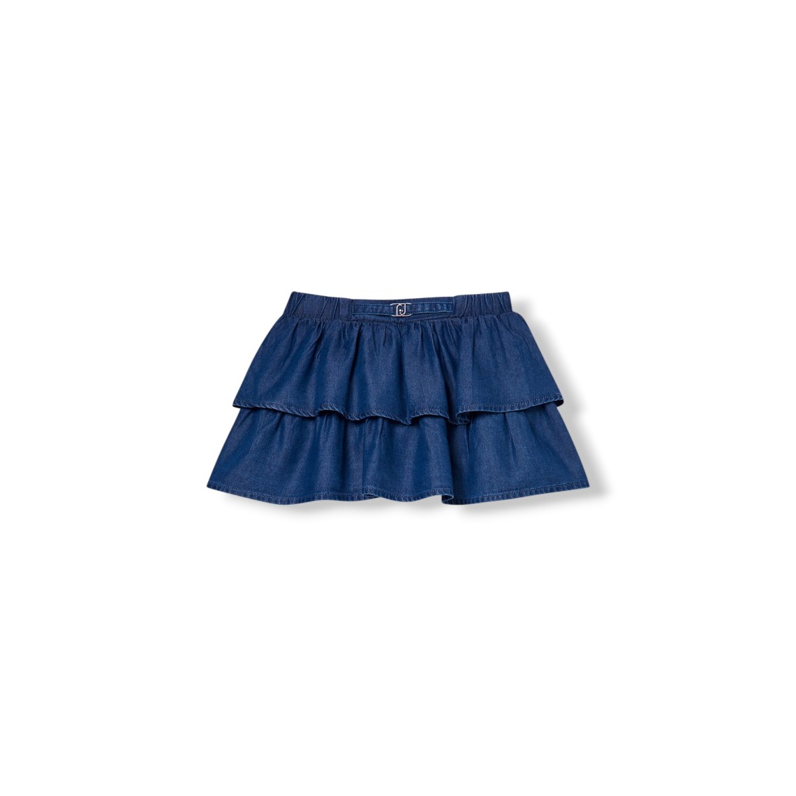 Gonna in denim con balze Liu Jo Kids
