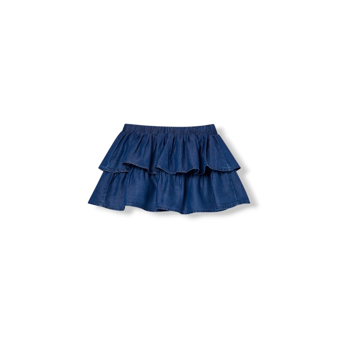 Gonna in denim con balze Liu Jo Kids