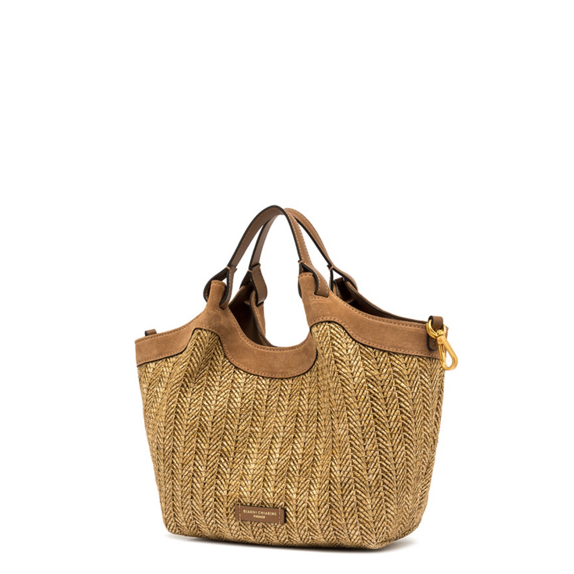 Borsa in paglia intrecciata Dua Gianni Chiarini