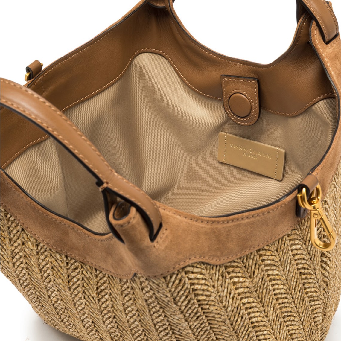 Borsa in paglia intrecciata Dua Gianni Chiarini
