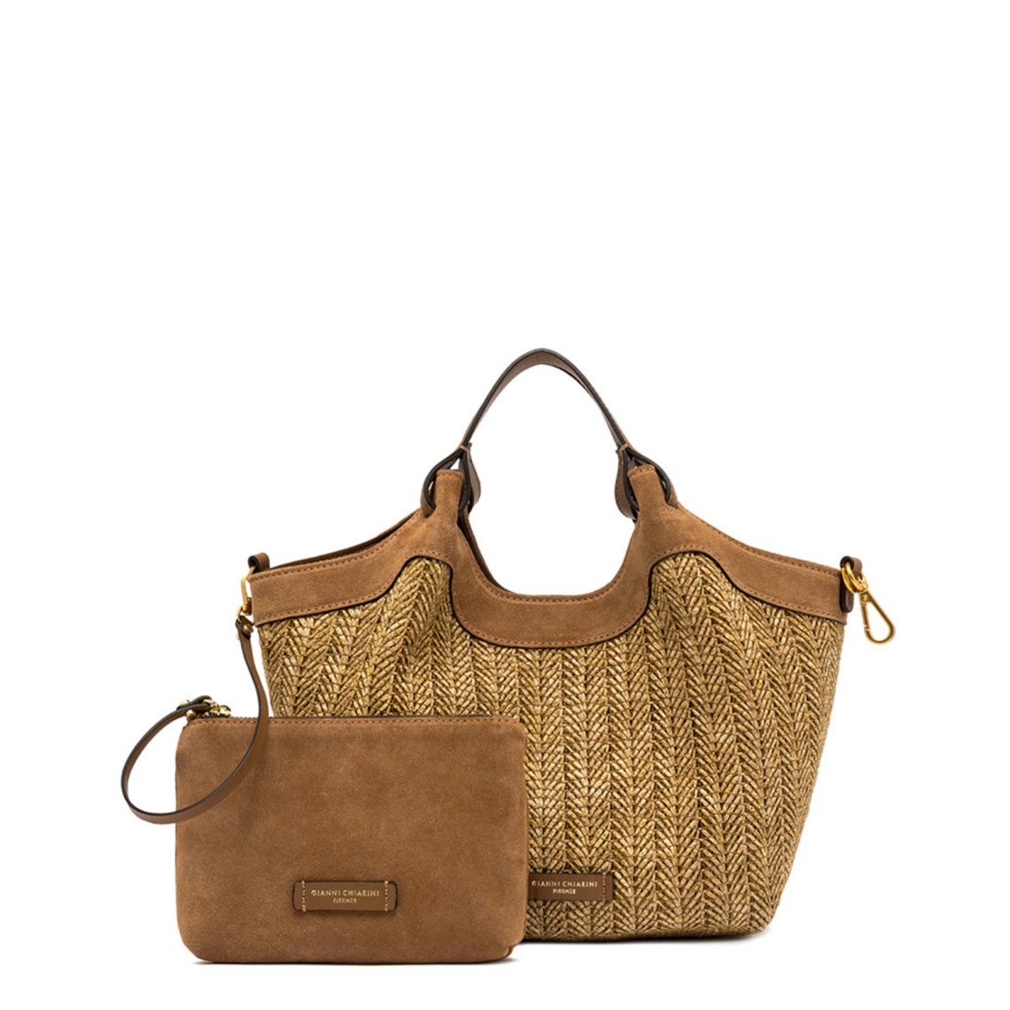 Borsa in paglia intrecciata Dua Gianni Chiarini