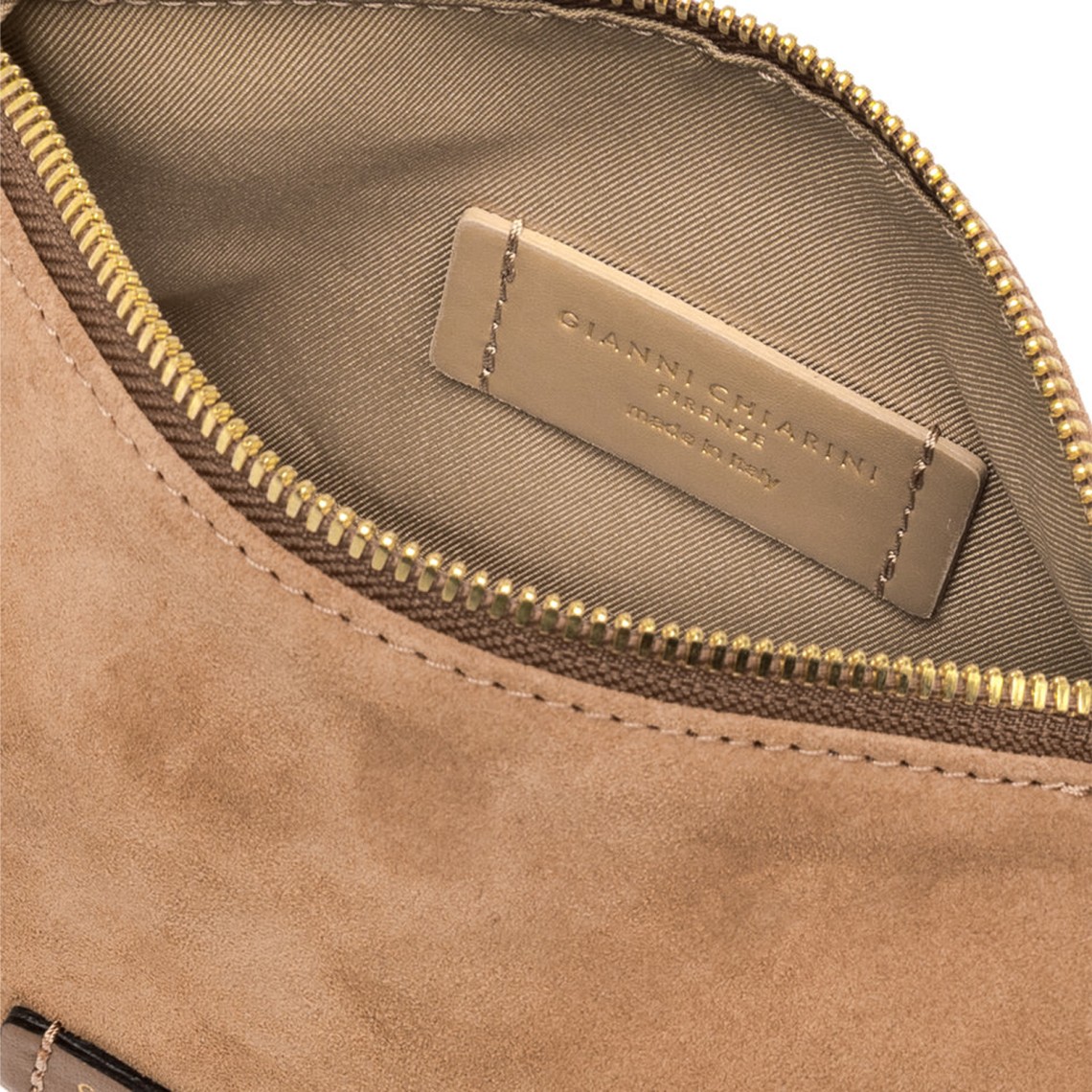 Borsa in pelle scamosciata Nora Pouch Gianni Chiarini