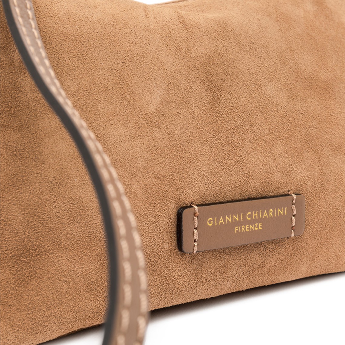 Borsa in pelle scamosciata Nora Pouch Gianni Chiarini