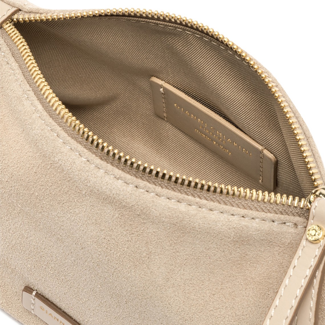 Borsa in pelle scamosciata Nora Pouch Gianni Chiarini
