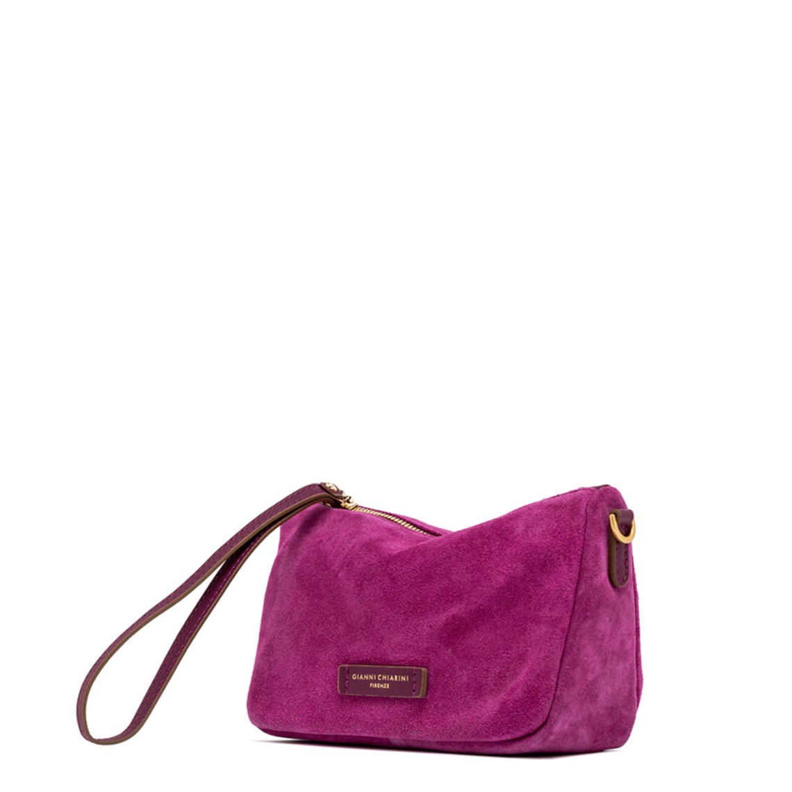 Borsa in pelle scamosciata Nora Pouch Gianni Chiarini