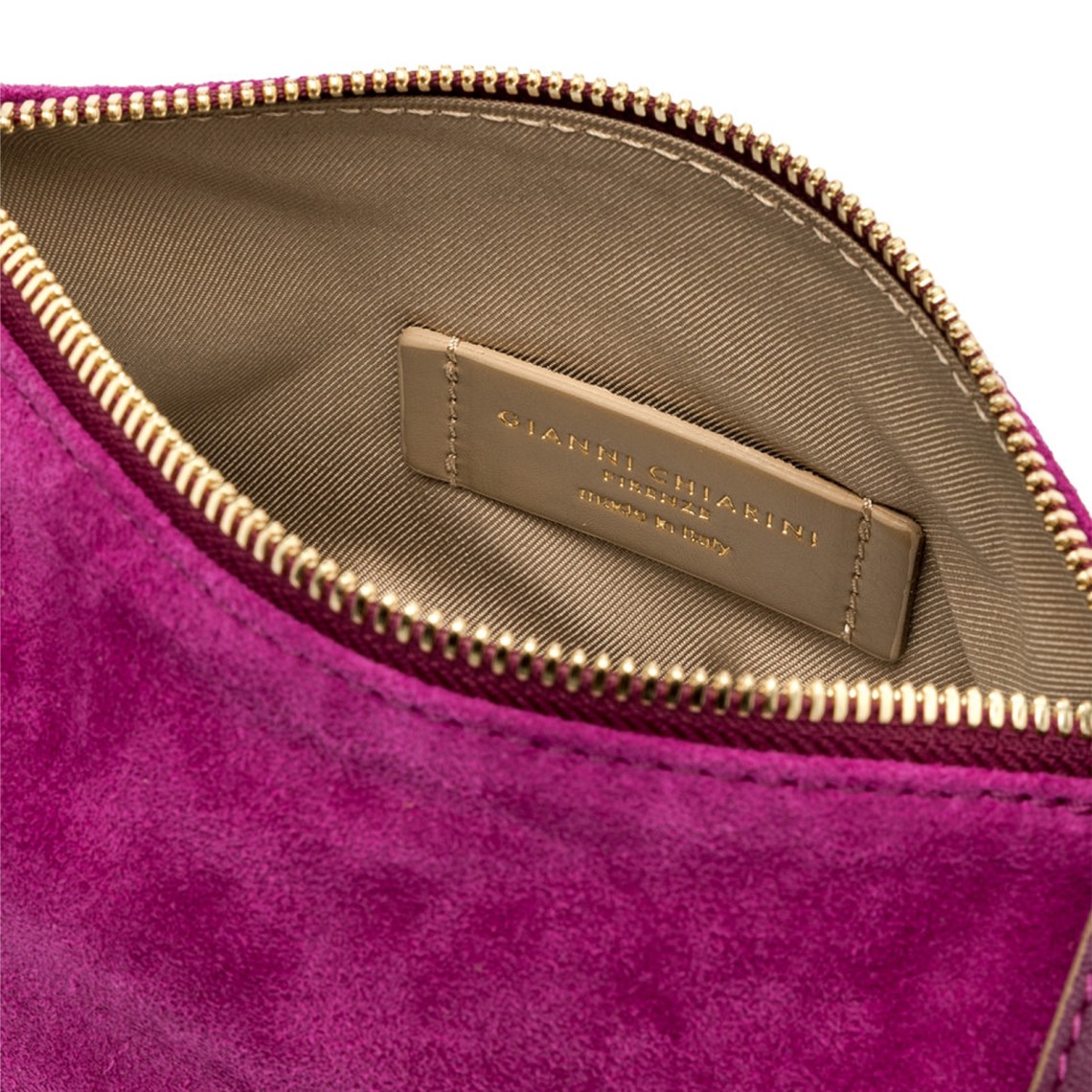 Borsa in pelle scamosciata Nora Pouch Gianni Chiarini