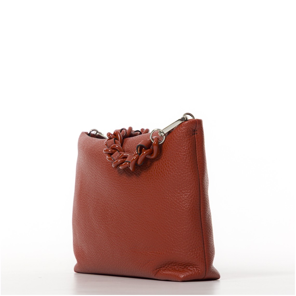 Pochette in pelle martellata Brenda Gianni Chiarini