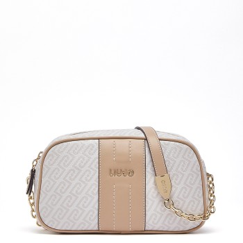 Borsa a tracolla media con logo monogram Liu Jo