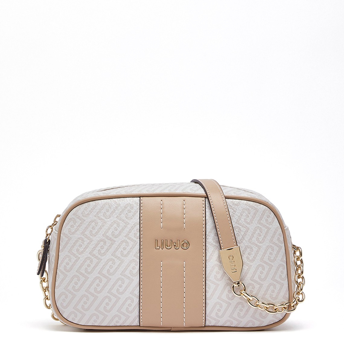 Borsa a tracolla media con logo monogram Liu Jo