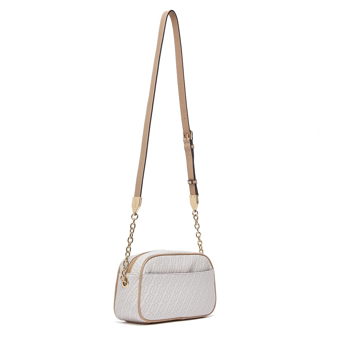 Borsa a tracolla media con logo monogram Liu Jo