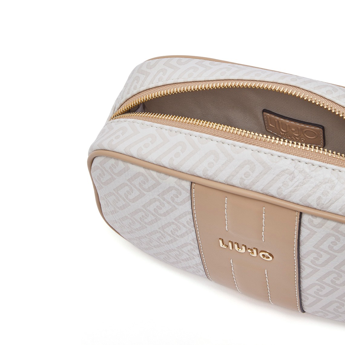 Borsa a tracolla media con logo monogram Liu Jo