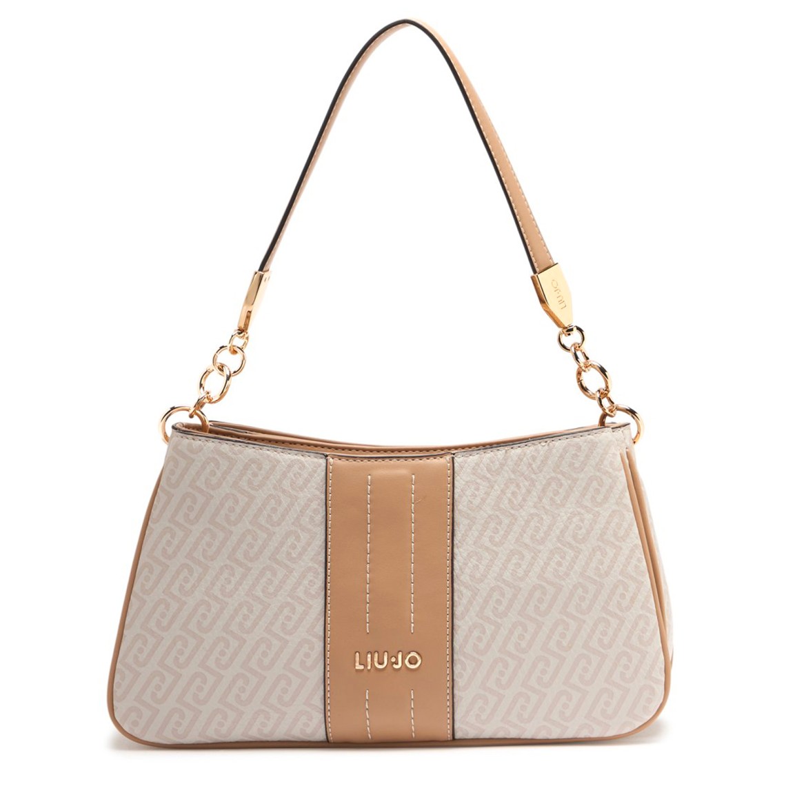 Borsa a spalla piccola con logo monogram Liu Jo
