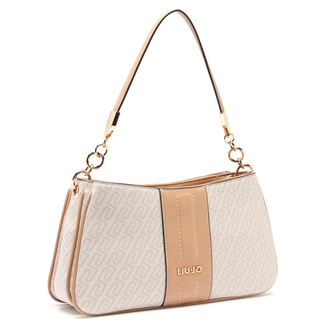 Borsa a spalla piccola con logo monogram Liu Jo