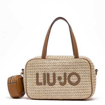Borsa bowling media in rafia Liu Jo
