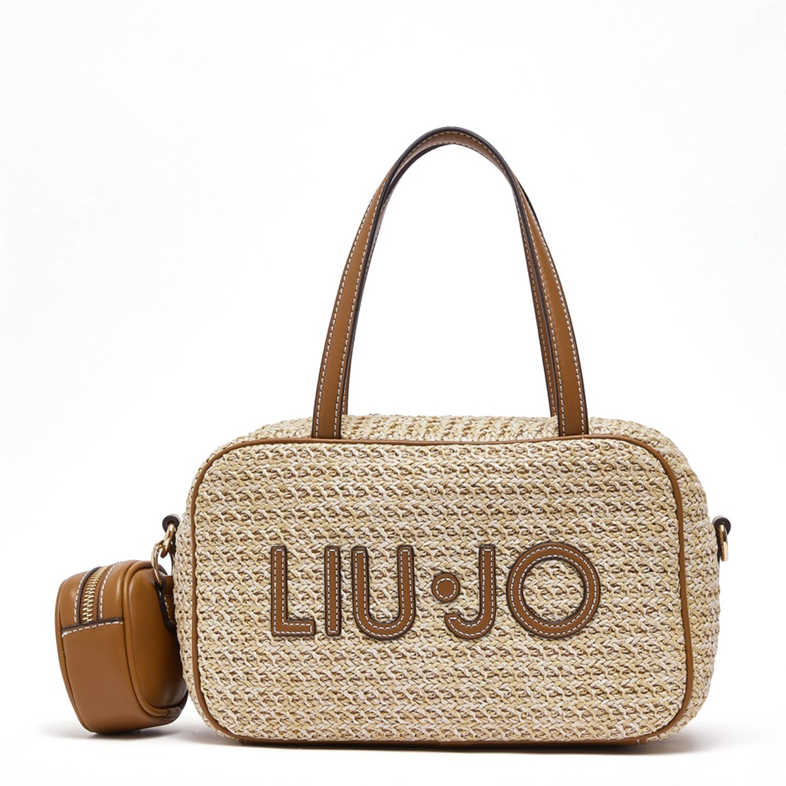 Borsa bowling media in rafia Liu Jo