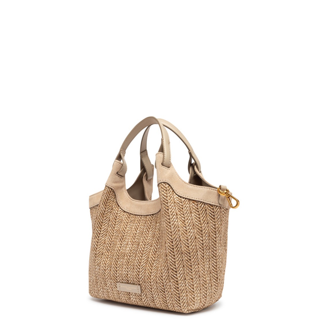 Borsa in paglia intrecciata Dua Gianni Chiarini