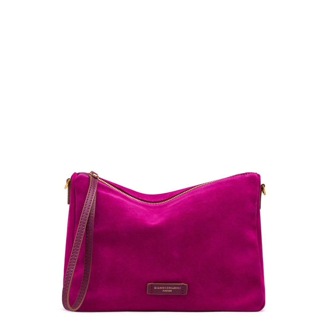 Borsa in pelle scamosciata Nora Pouch Gianni Chiarini
