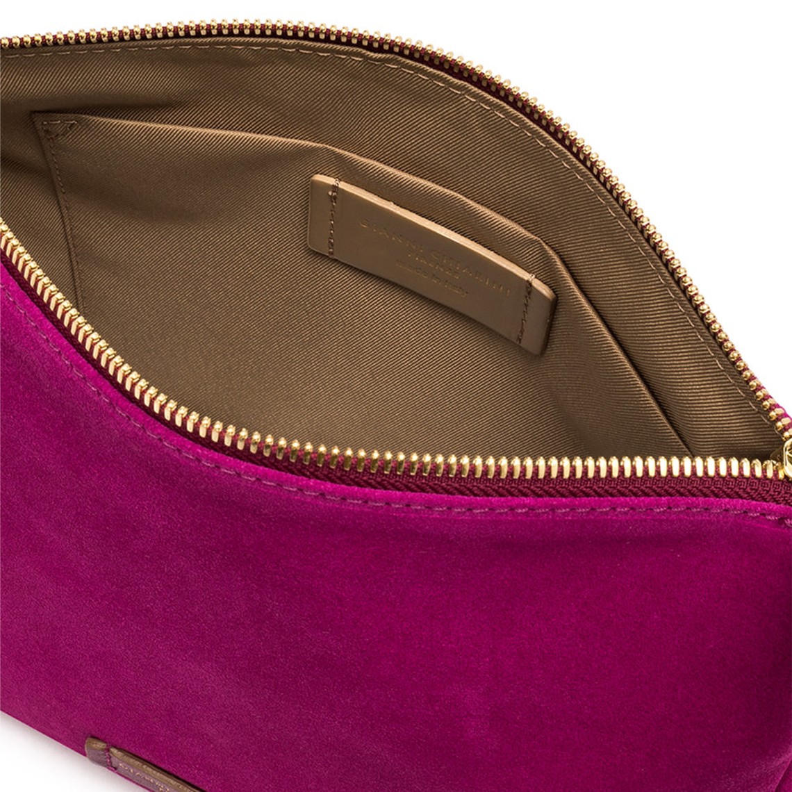 Borsa in pelle scamosciata Nora Pouch Gianni Chiarini