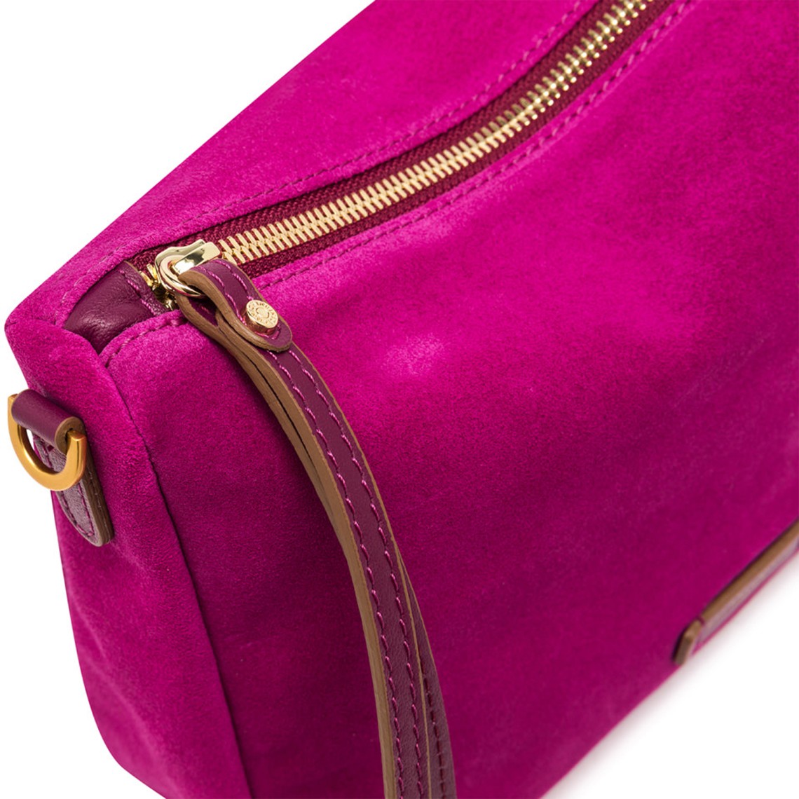 Borsa in pelle scamosciata Nora Pouch Gianni Chiarini