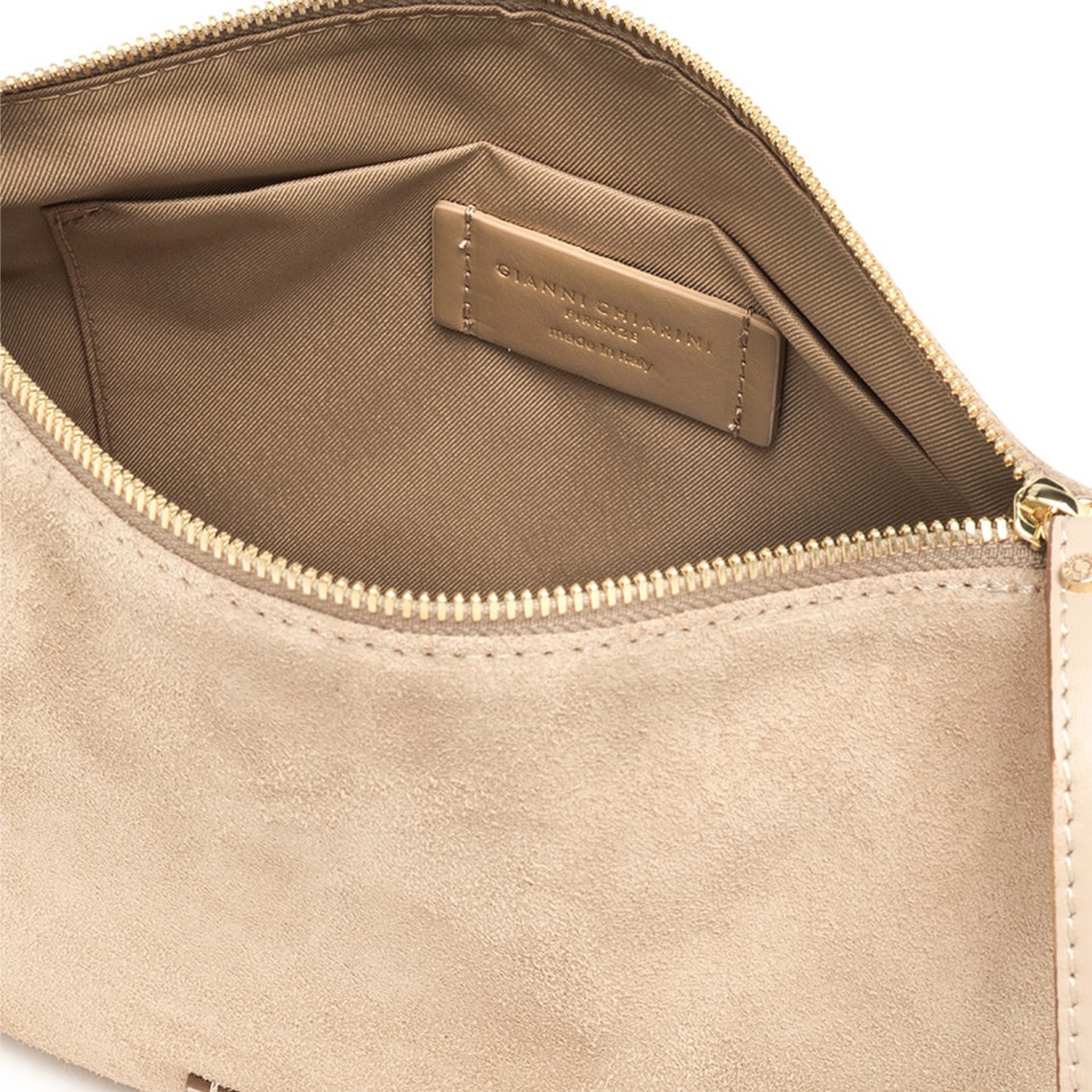 Borsa in pelle scamosciata Nora Pouch Gianni Chiarini