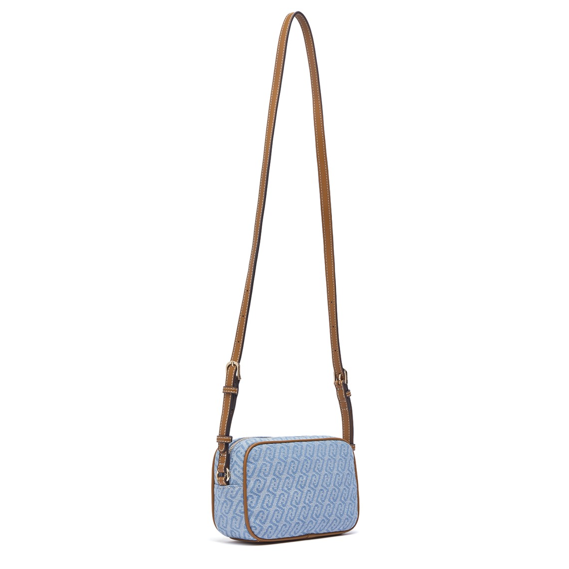 Borsa a tracolla piccola in denim jacquard Liu Jo