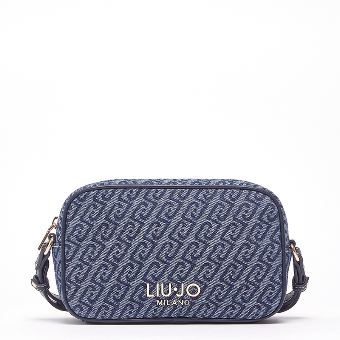 Borsa a tracolla piccola in denim jacquard Liu Jo