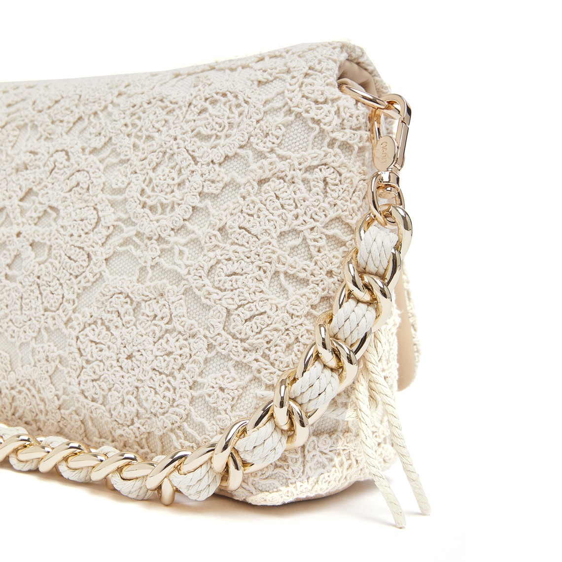 Borsa media LaPuffy Liu Jo in pizzo crochet