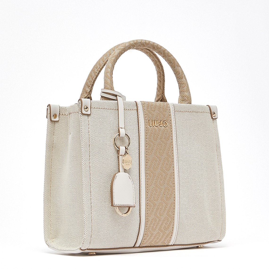 Borsa a mano con inserto jacquard Liu Jo