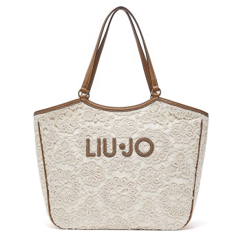 Borsa tote grande in pizzo Liu Jo