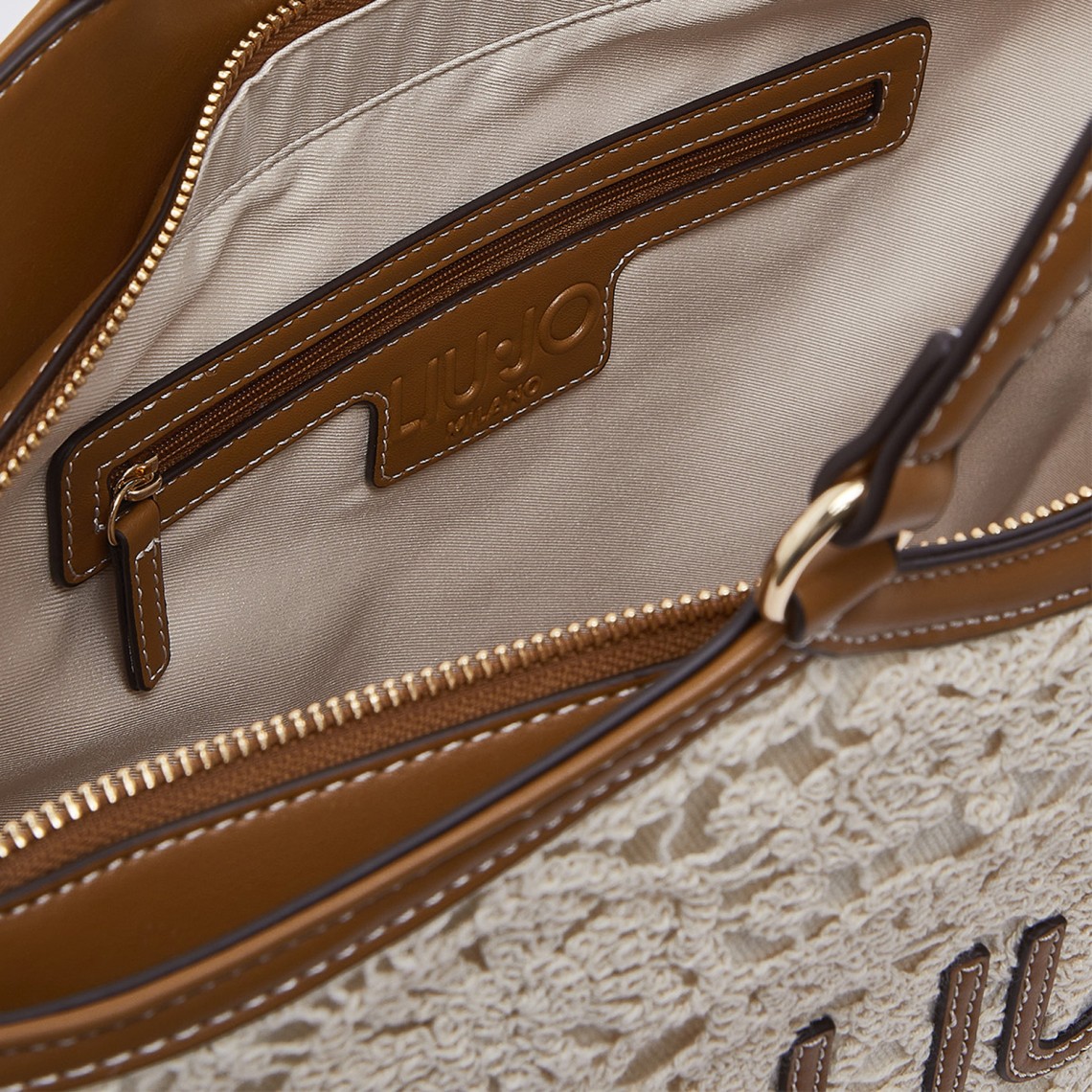 Borsa tote grande in pizzo Liu Jo