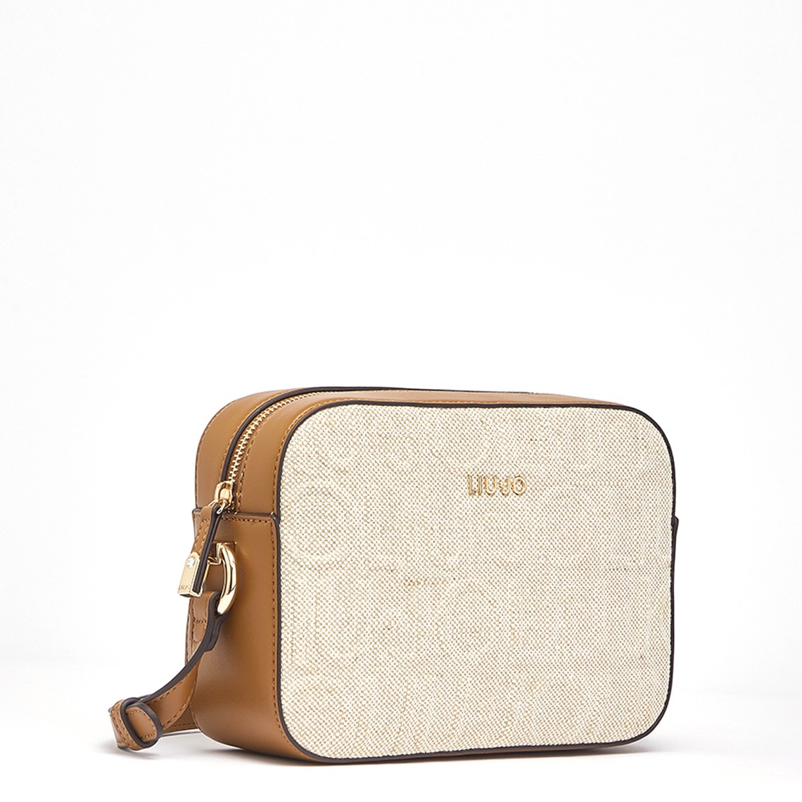 Borsa a tracolla media in juta Liu Jo