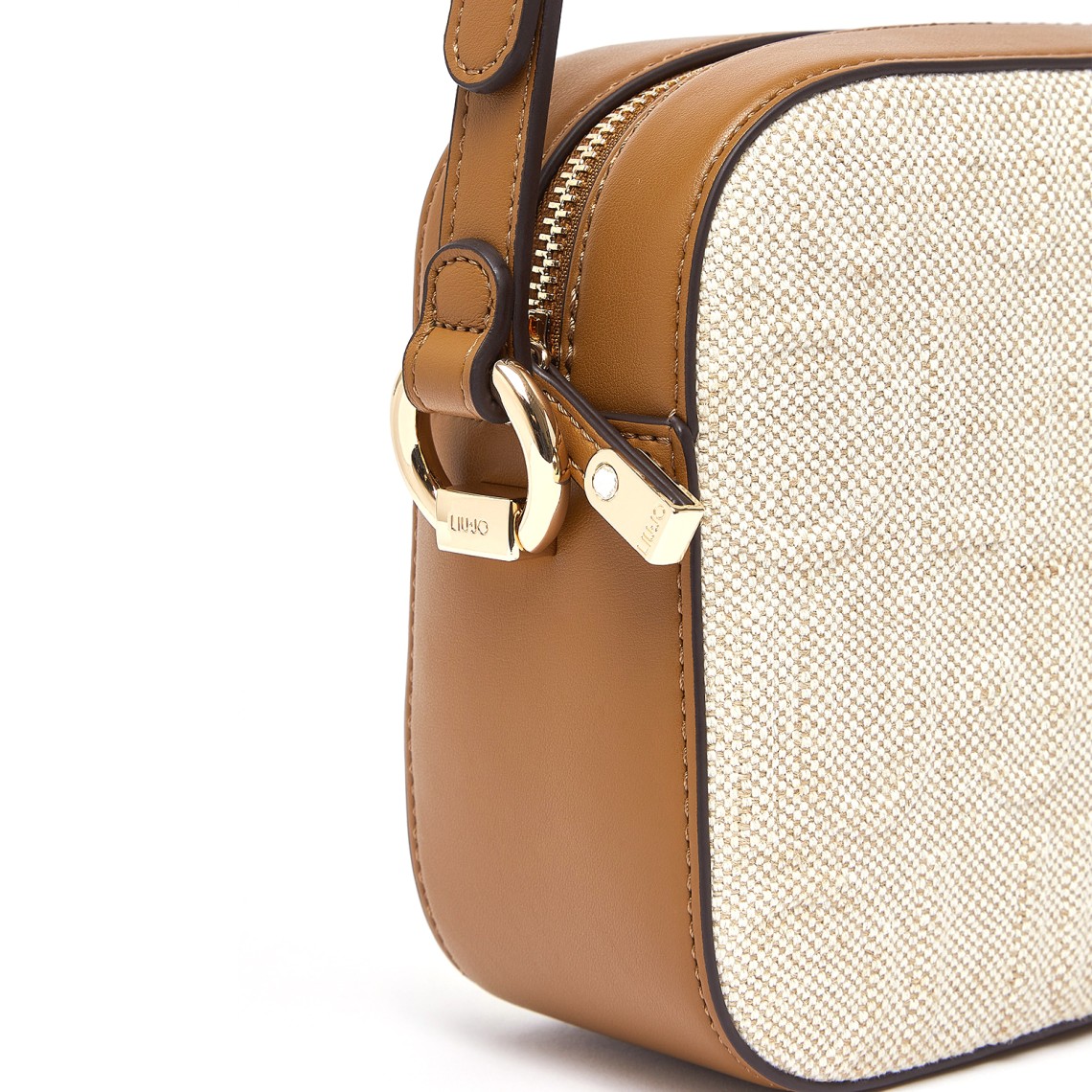 Borsa a tracolla media in juta Liu Jo