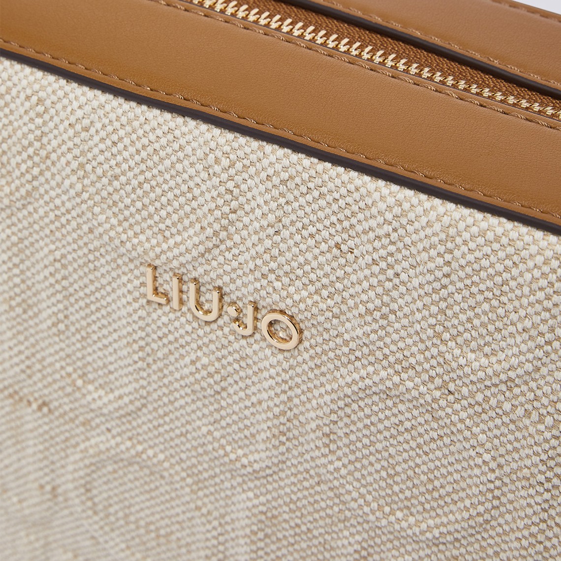 Borsa a tracolla media in juta Liu Jo