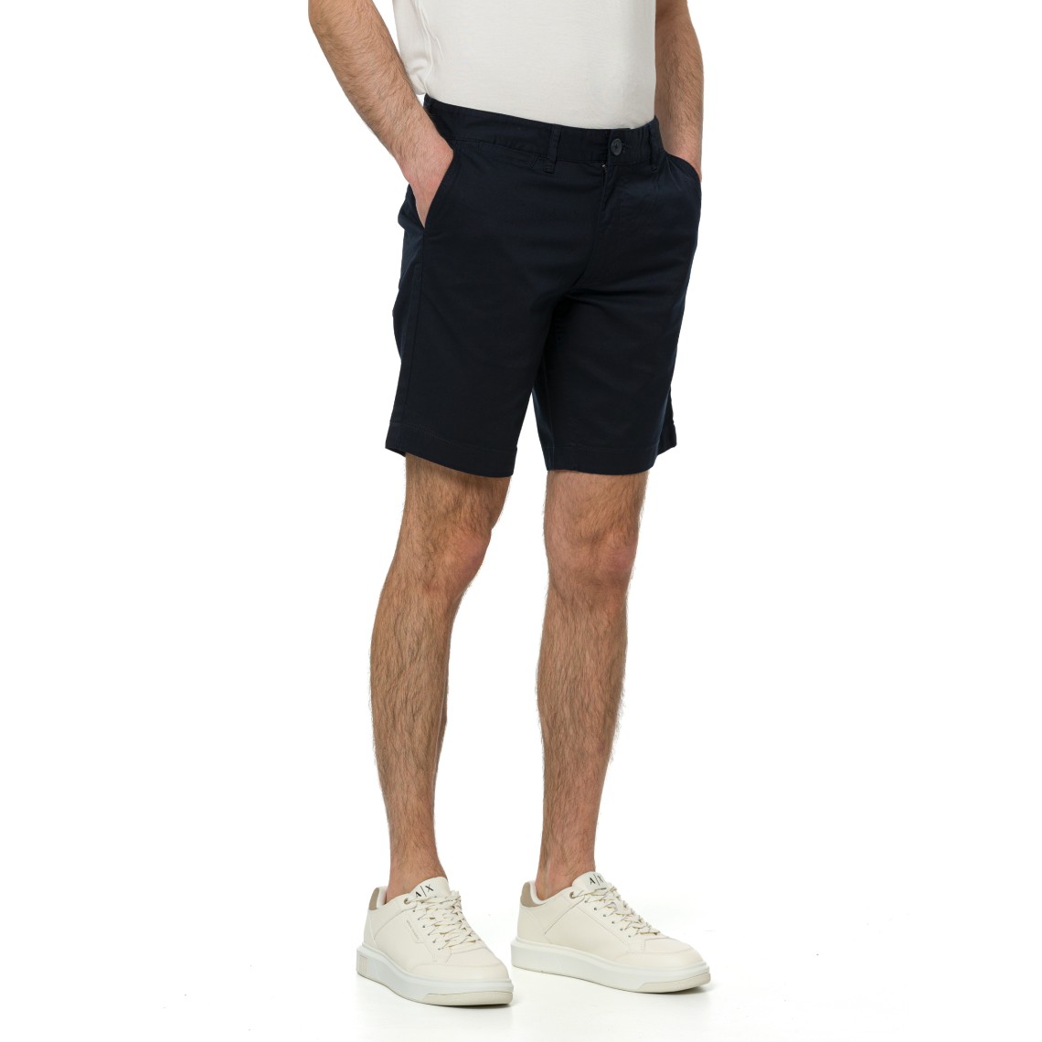 Bermuda in twill di cotone stretch Armani Exchange