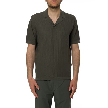 Polo in maglia con collo revers Armani Exchange
