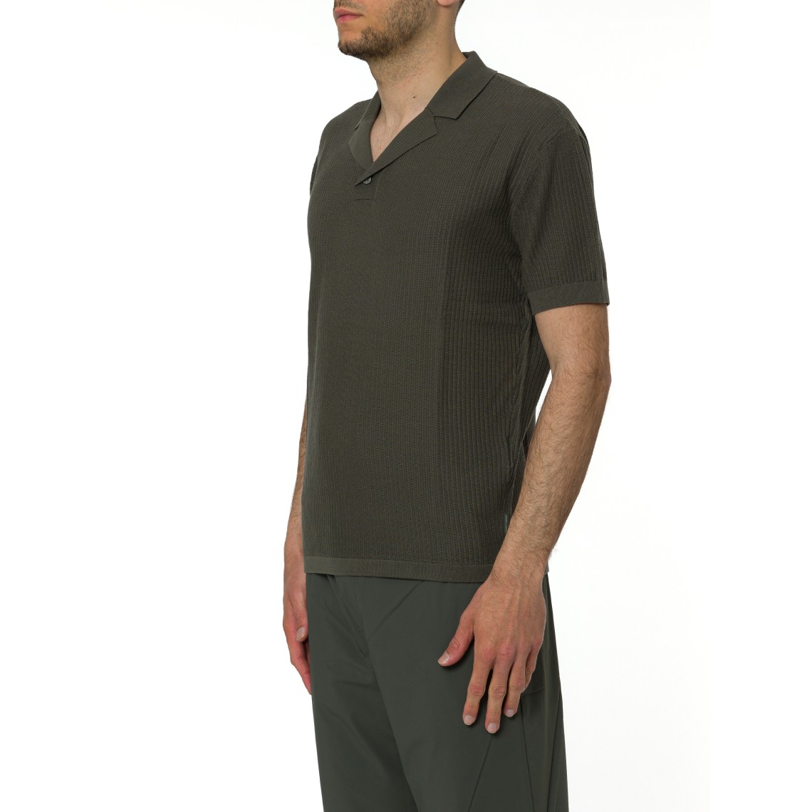 Polo in maglia con collo revers Armani Exchange