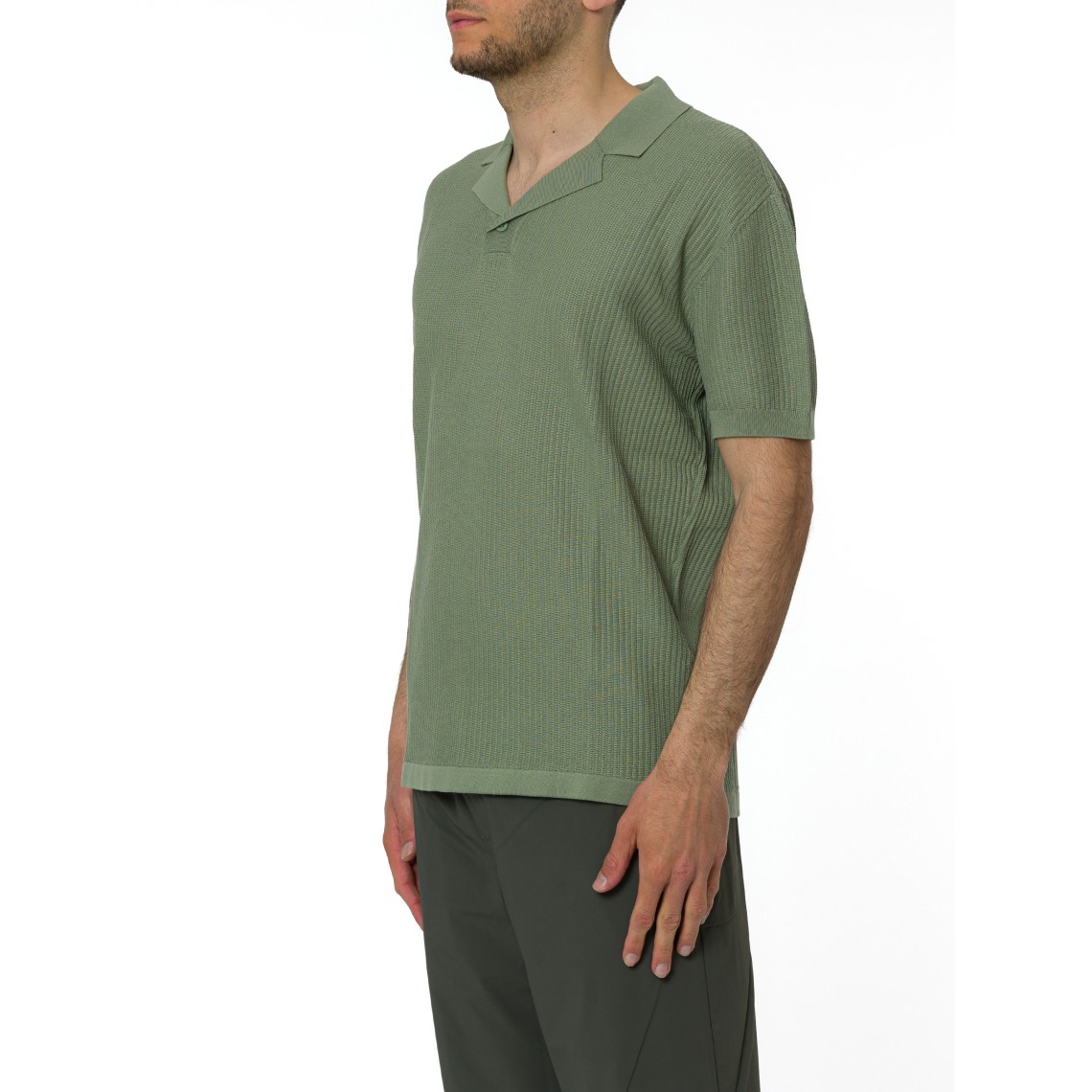 Polo in maglia con collo revers Armani Exchange