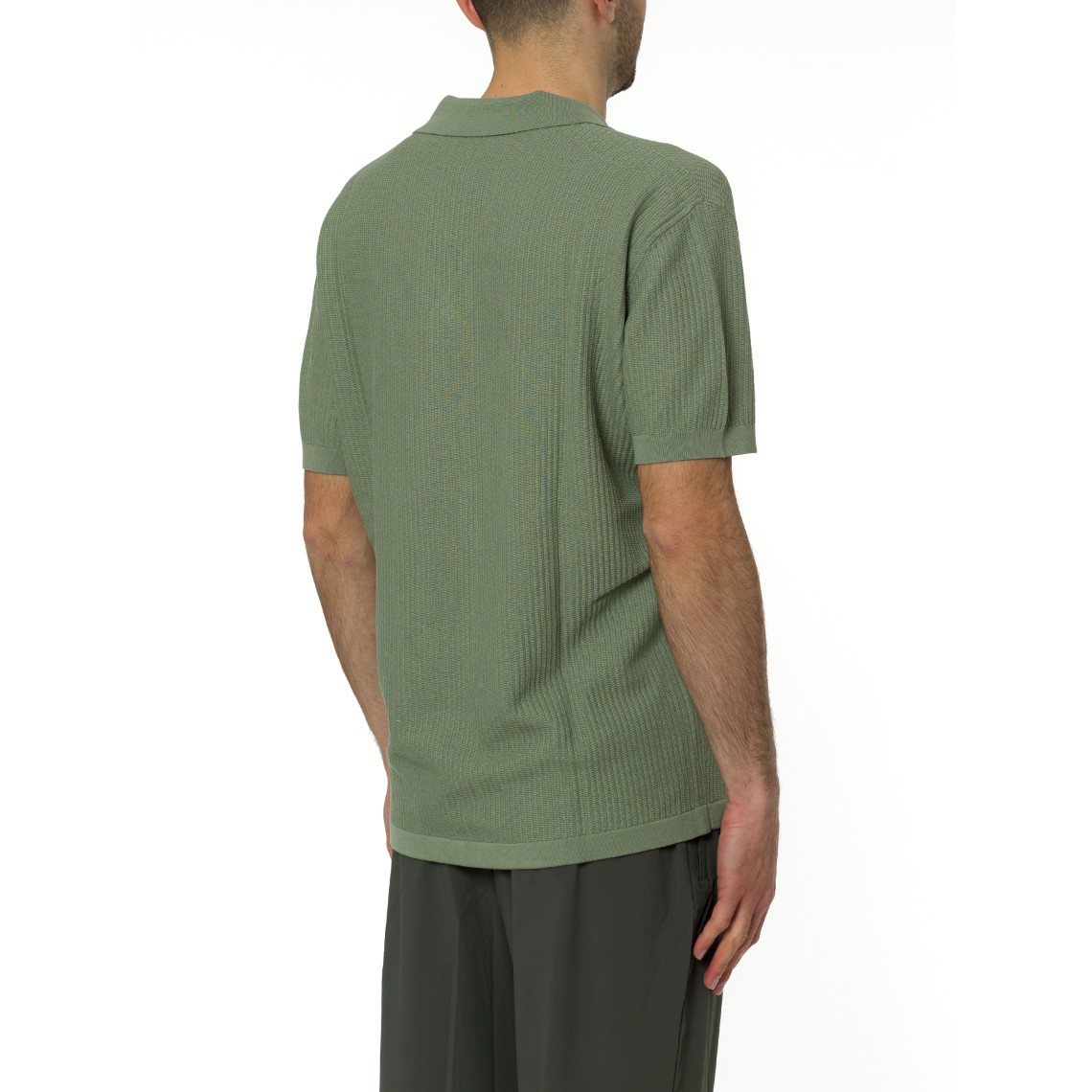 Polo in maglia con collo revers Armani Exchange