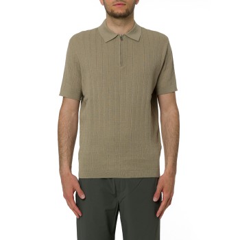 Polo in maglia con zip Armani Exchange