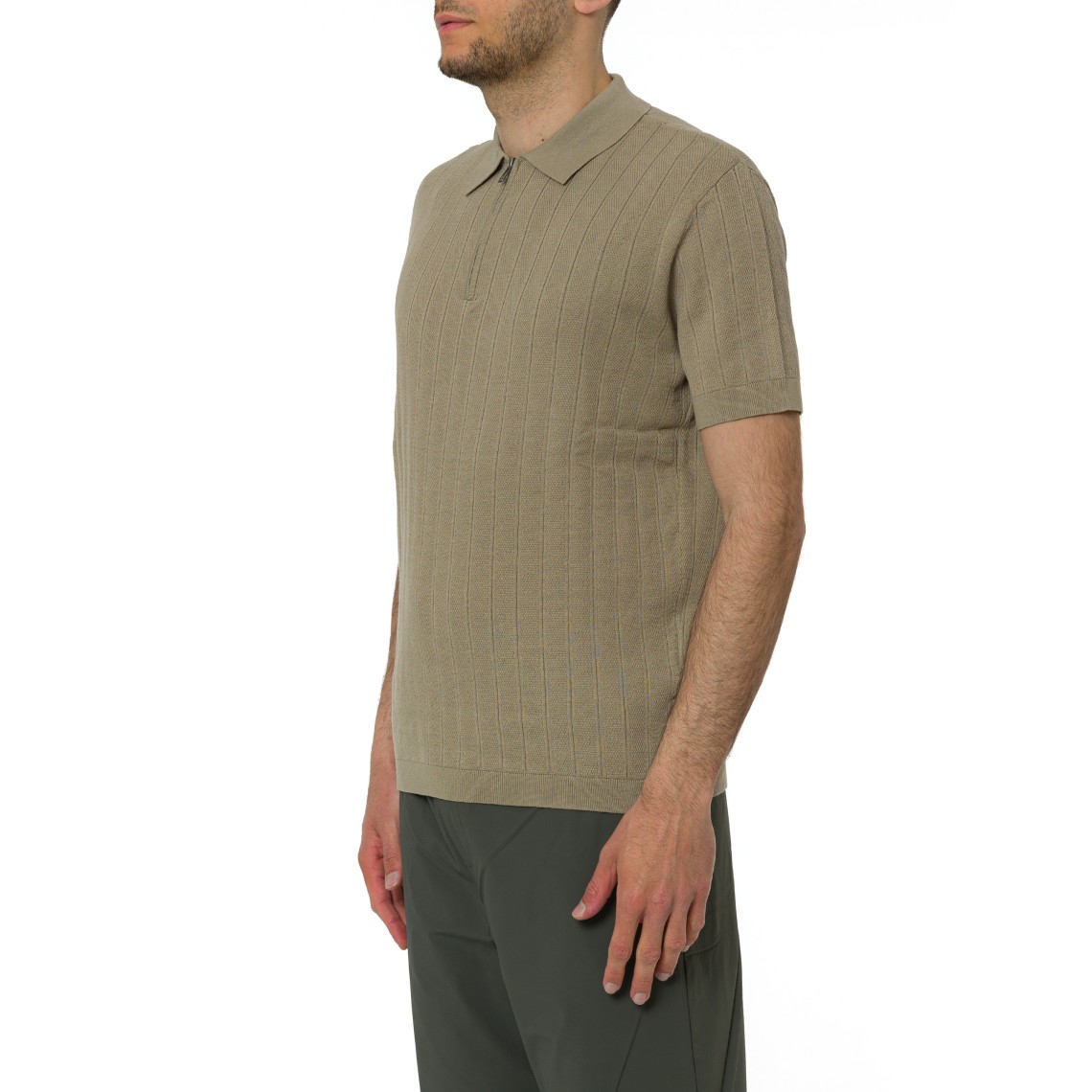 Polo in maglia con zip Armani Exchange