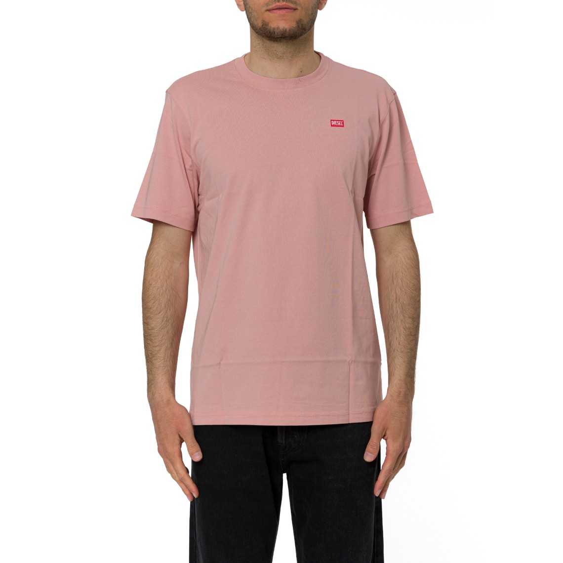 T-shirt con patch Diesel
